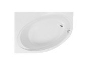 Ванна акрилова асиметрична Roca Orbita 150x100 см з ніжками ліва білий A24T201000