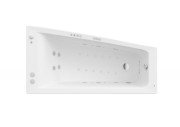 Ванна гідромасажна акрилова асиметрична Roca Easy Effects Titanium права 150х80 см білий A24T282000