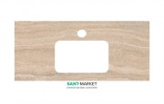 Стільниця під раковину Kerama Marazzi Plaza Modern 100 см Ріальто пісочний PL3.SG560400R\100