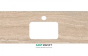Стільниця під раковину Kerama Marazzi Plaza Modern 120 см Ріальто пісочний PL2.SG560400R\120