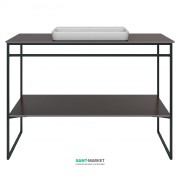 Консоль для раковини Kerama Marazzi Plaza Next для підлоги 120 см чорний матовий PL.N.120.01\BLK.M