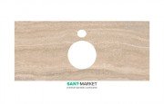 Столешница под раковину Kerama Marazzi Plaza Modern 100 см Риальто песочный PL1.SG560400R\100