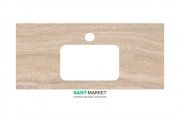 Столешница под раковину Kerama Marazzi Plaza Modern 100 см Риальто песочный PL3.SG560400R\100