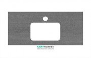 Стільниця під раковину Kerama Marazzi Plaza Next 100 см Про Дабл антрацит PL2.DD500600R\100