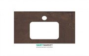 Столешница под раковину Kerama Marazzi Plaza Next 80 см Про Феррум коричневый PL3.DD571300R\80