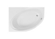 Ванна акриловая асимметричная Roca Orbita 140x100 см с ножками левая белый A24T185000