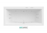 Ванна гидромассажная акриловая прямоугольная Roca Vita Effects Gold 190х90 см белый A24T095000