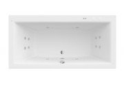 Ванна гидромассажная акриловая прямоугольная Roca Vita Smart Water Plus 180х90 см белый A24T085000