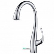 Смеситель для кухни Kraus Ansel однорычажный с выдвижным изливом хром KPF-1675CH