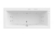 Ванна гідромасажна акрилова прямокутна Roca Vita Effects Gold Option 180х80 см білий A24T080000