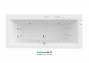 Ванна гидромассажная акриловая прямоугольная Roca Vita Effects Gold Option 170х75 см белый A24T072000