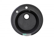 Мойка для кухни Adamant Sun Ø510 мм искусственный гранит графит 4824296100113