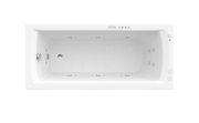 Ванна гідромасажна акрилова прямокутна Roca Linea XL Effects Gold Option 170х75 см білий A24T056000