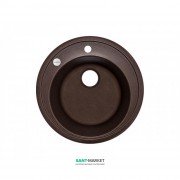 Мойка для кухни Adamant Sun Ø510 мм искусственный гранит mokko 4824296100112