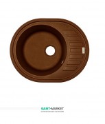 Мийка для кухні Adamant Ovum 620х500 мм штучний граніт terracotta 4824296100411