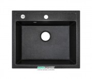 Мийка для кухні Adamant Prizma 590х500 мм штучний граніт графіт 4824296100213