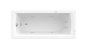 Ванна гідромасажна акрилова прямокутна Roca Linea Smart Water Plus 170х75 см білий A24T045000