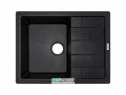 Мойка для кухни Adamant Anila 650х500 мм искусственный гранит черный 4824296100303
