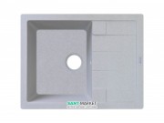 Мойка для кухни Adamant Anila 650х500 мм искусственный гранит светло-серый 4824296100309