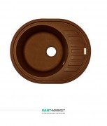 Мойка для кухни Adamant Ovum 620х500 мм искусственный гранит terracotta 4824296100411