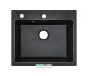 Мойка для кухни Adamant Prizma 590х500 мм искусственный гранит графит 4824296100213