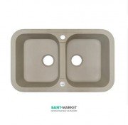 Мойка для кухни Adamant Twins 770х470 мм искусственный гранит сахара 4824296100502