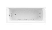 Ванна гидромассажная акриловая прямоугольная Roca Linea Effects Titanium 170х70 см белый A24T041000