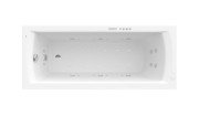 Ванна гидромассажная акриловая прямоугольная Roca Linea Effects Gold 170х70 см белый A24T039000
