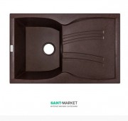 Мойка для кухни Adamant New line 790х500 мм искусственный гранит mokko 4824296100712