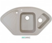 Мийка для кухні Adamant Сonsensus 1060х575 мм штучний граніт ivory 4824296100608