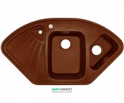 Мийка для кухні Adamant Сonsensus 1060х575 мм штучний граніт terracotta 4824296100611