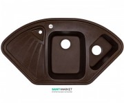 Мойка для кухни Adamant Сonsensus 1060х575 мм искусственный гранит mokko 4824296100612