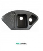 Мийка для кухні Adamant Сonsensus 1060х575 мм штучний граніт графіт 4824296100613