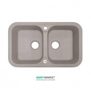 Мойка для кухни Adamant Twins 770х470 мм искусственный гранит терра 4824296100507