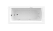 Ванна гідромасажна акрилова прямокутна Roca Linea Smart WaterAir Plus 150х70 см білий A24T014000