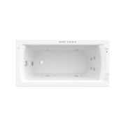 Ванна гідромасажна акрилова прямокутна Roca Linea Effects Gold Option 140х70 см білий A24T008000