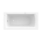 Ванна гидромассажная акриловая прямоугольная Roca Linea Smart Air Plus 140х70 см белый A24T004000