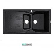 Мойка для кухни Adamant New line plus 980х500 мм искусственный гранит черный 4824296100803