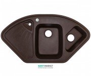 Мойка для кухни Adamant Сonsensus 1060х575 мм искусственный гранит коричневый 4824296100605