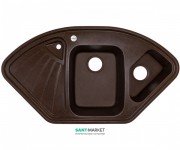 Мийка для кухні Adamant Сonsensus 1060х575 мм штучний граніт mokko 4824296100612