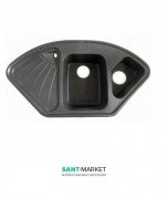 Мойка для кухни Adamant Сonsensus 1060х575 мм искусственный гранит графит 4824296100613