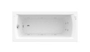 Ванна гідромасажна акрилова прямокутна Roca Linea Effects Titanium 150х70 см білий A24T017000