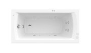 Ванна гидромассажная акриловая прямоугольная Roca Linea Smart Water Plus 140х70 см белый A24T005000