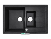 Мийка для кухні Adamant Anila Plus 780х500 мм штучний граніт чорний 4824296100903