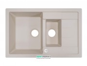 Мойка для кухни Adamant Anila Plus 780х500 мм искусственный гранит ivory 4824296100908