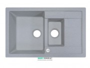 Мойка для кухни Adamant Anila Plus 780х500 мм искусственный гранит светло-серый 4824296100909