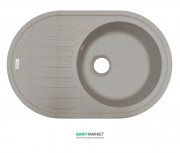 Мийка для кухні Adamant Ellipsis 770х500 мм штучний граніт авена 4824296101006