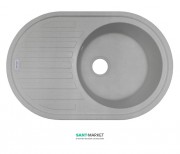 Мойка для кухни Adamant Ellipsis 770х500 мм искусственный гранит old stone 4824296101010