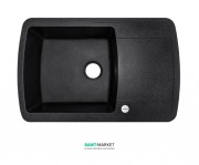 Мийка для кухні Adamant Optimaks 780х500 мм штучний граніт чорний 4824296101103