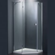 Душова кабіна п'ятикутна Dusel Premium Series A715 1000x1000x1900 мм профіль хром/скло прозоре A715 100 прозоре 